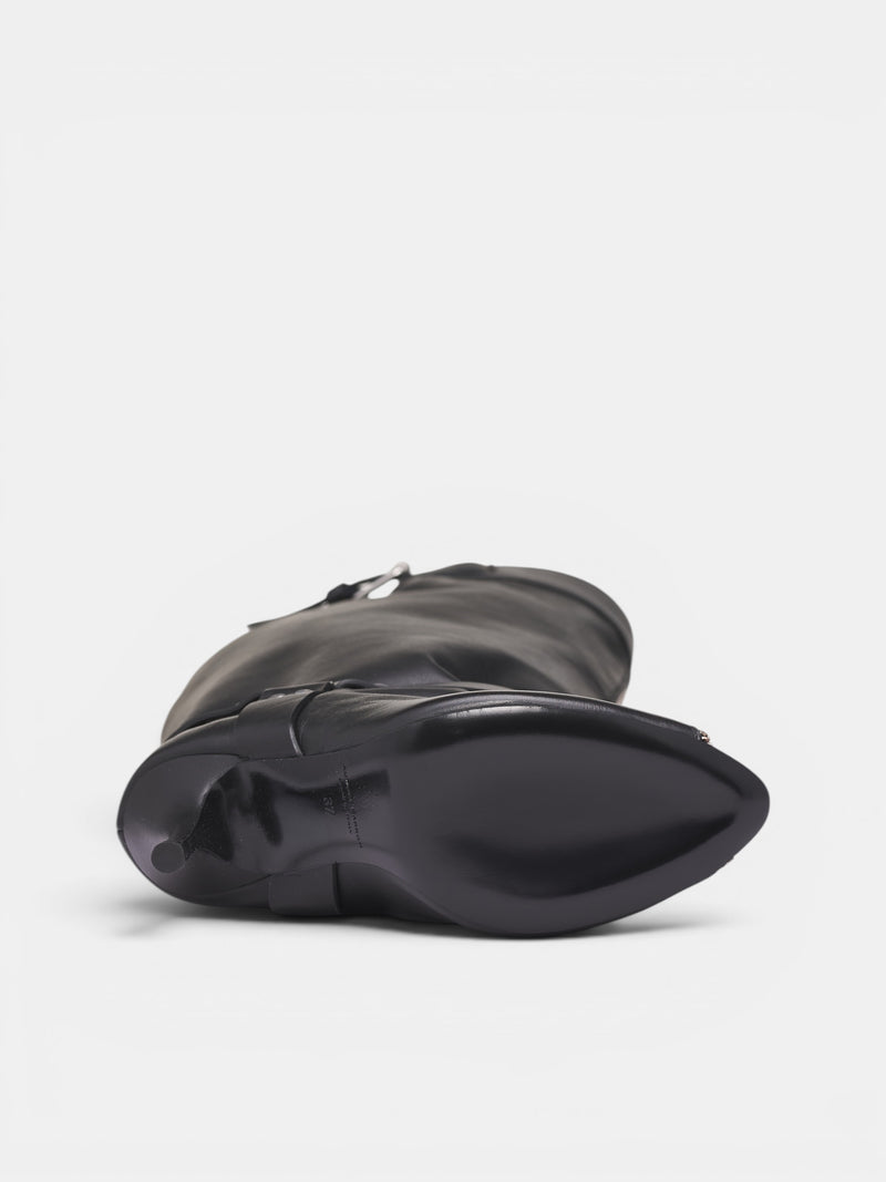 August Barron Leather Unzipped Boots | H.Lorenzo - bottom