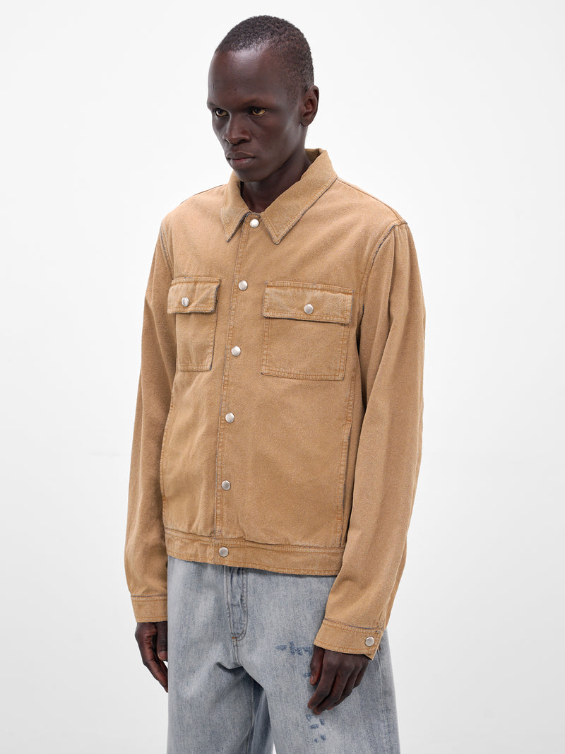 Sand Denim Trucker Jacket (SH0AM0078-M30050-SAND)