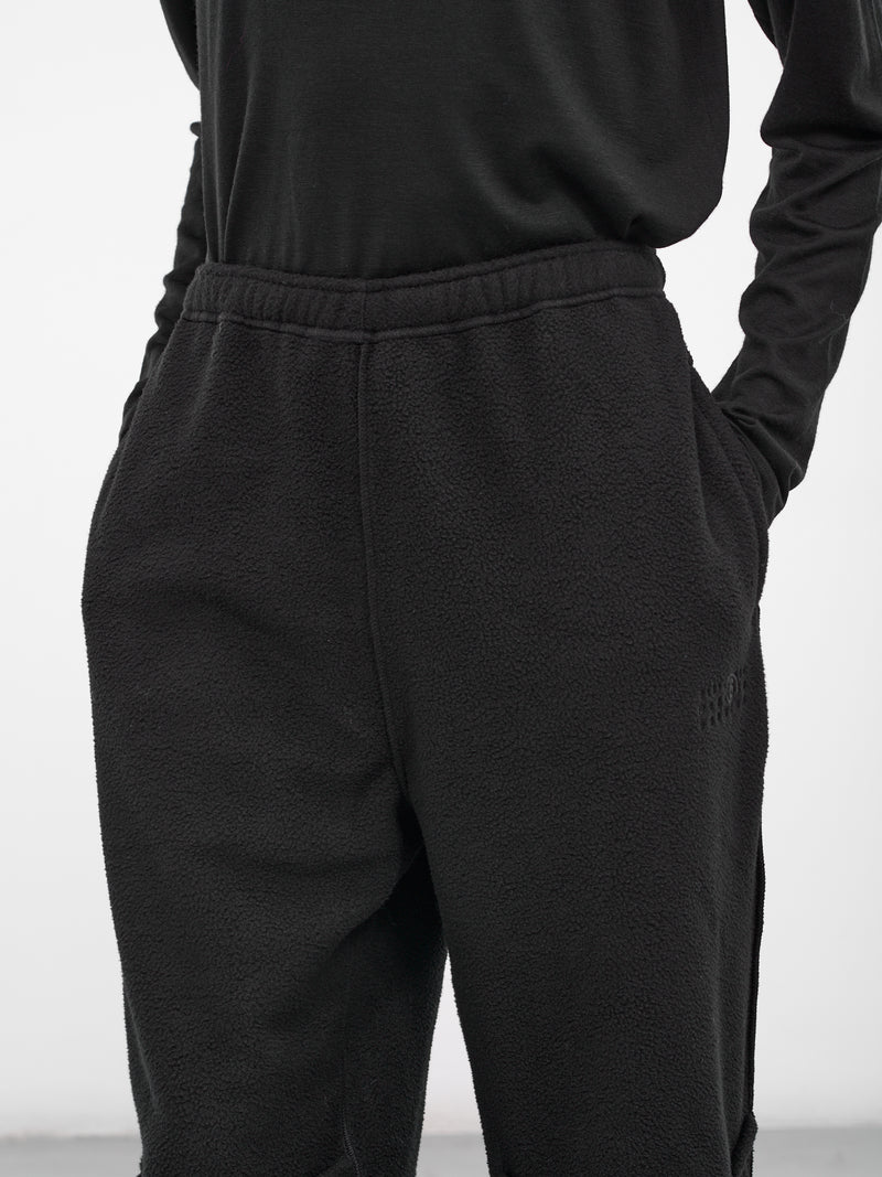 Black Fleece Flared Sweatpants (SH0KA0050-M20126-900-BLACK)
