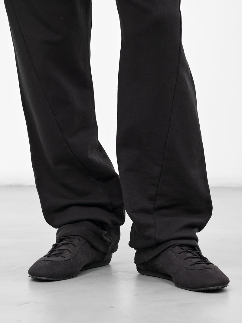 Black Cotton Sweatpants (SH0KA0053-M25025-900-BLACK)