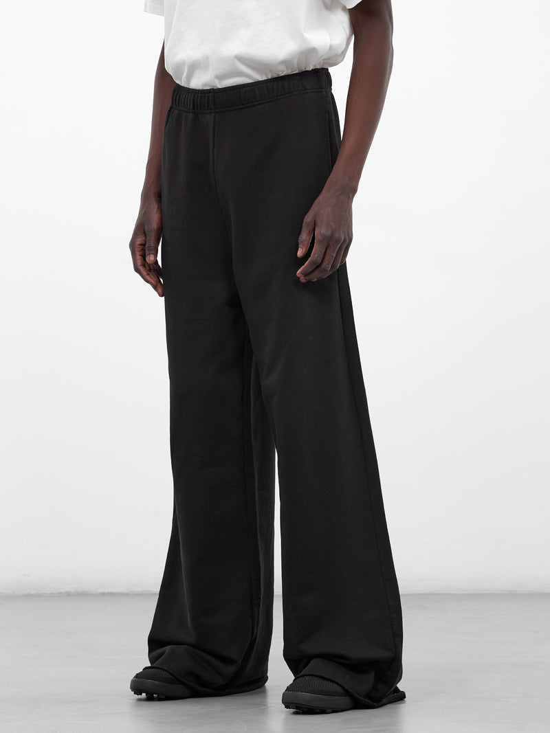 Black Wide Leg Jersey Trousers (SH0KA0057-M25025-BLACK)
