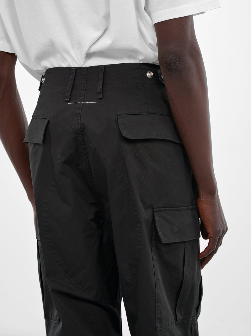 Black Technical Cargo Pants (SH0KA0061-M35734-900-BLACK)