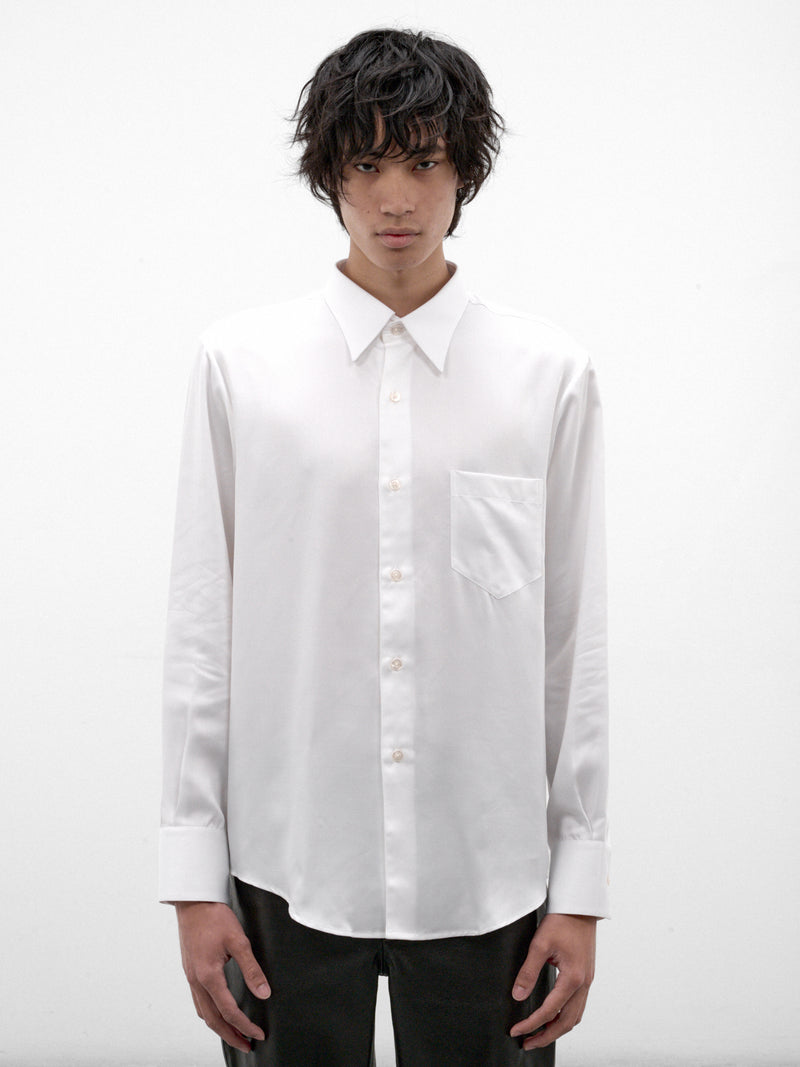 White Cotton Classic Shirt (SH20-FW26-WHITE)