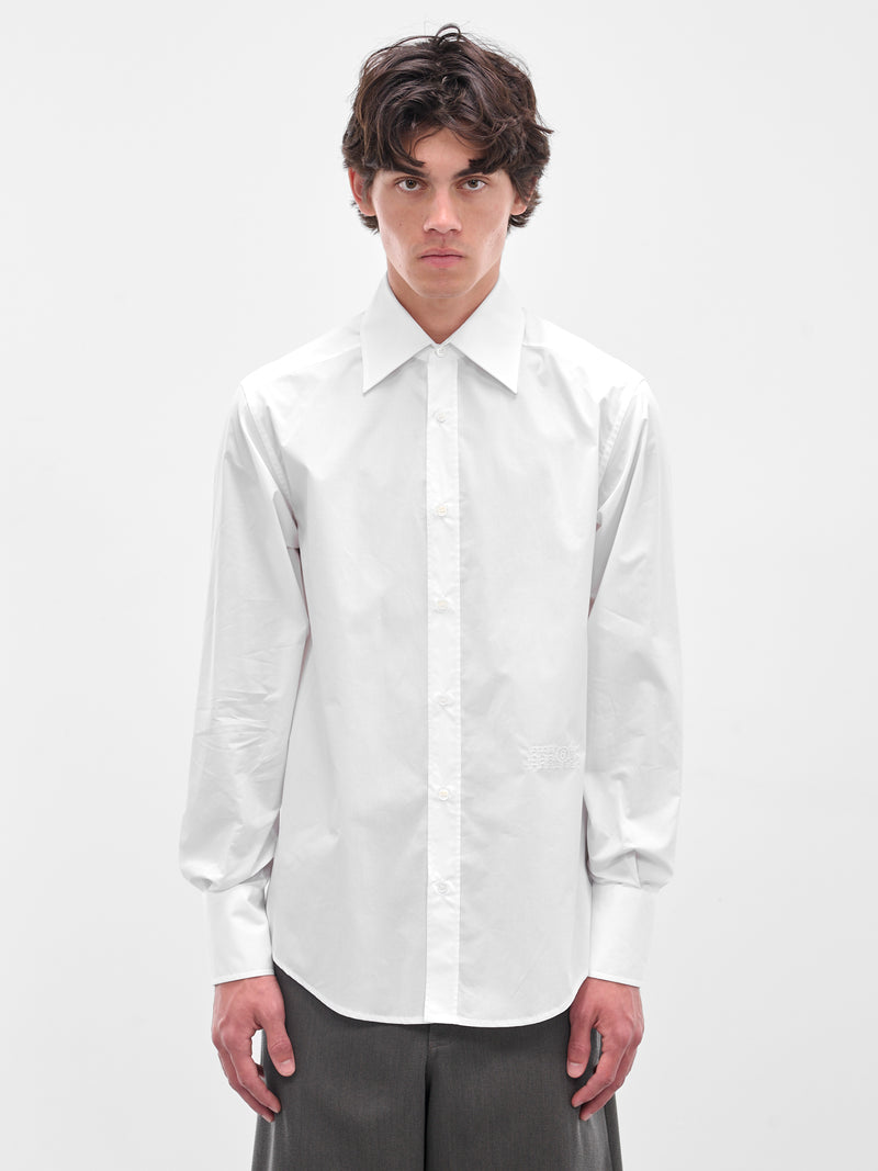 White Classic Dress Shirt (SH2DT0037-M35256-100-WHITE)