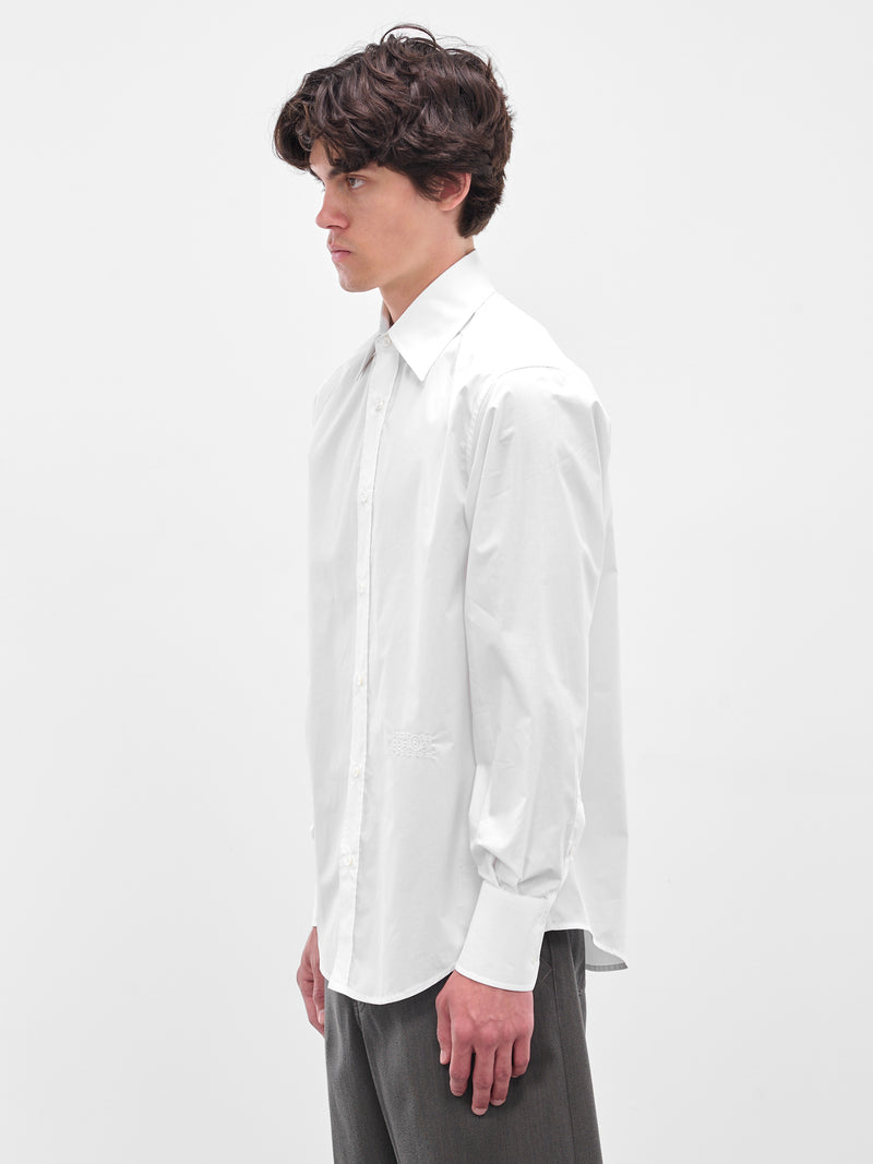 White Classic Dress Shirt (SH2DT0037-M35256-100-WHITE)