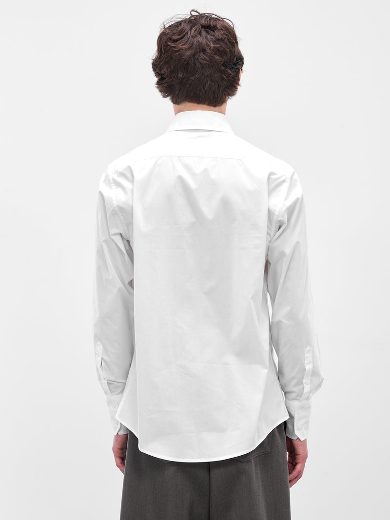 White Classic Dress Shirt (SH2DT0037-M35256-100-WHITE)