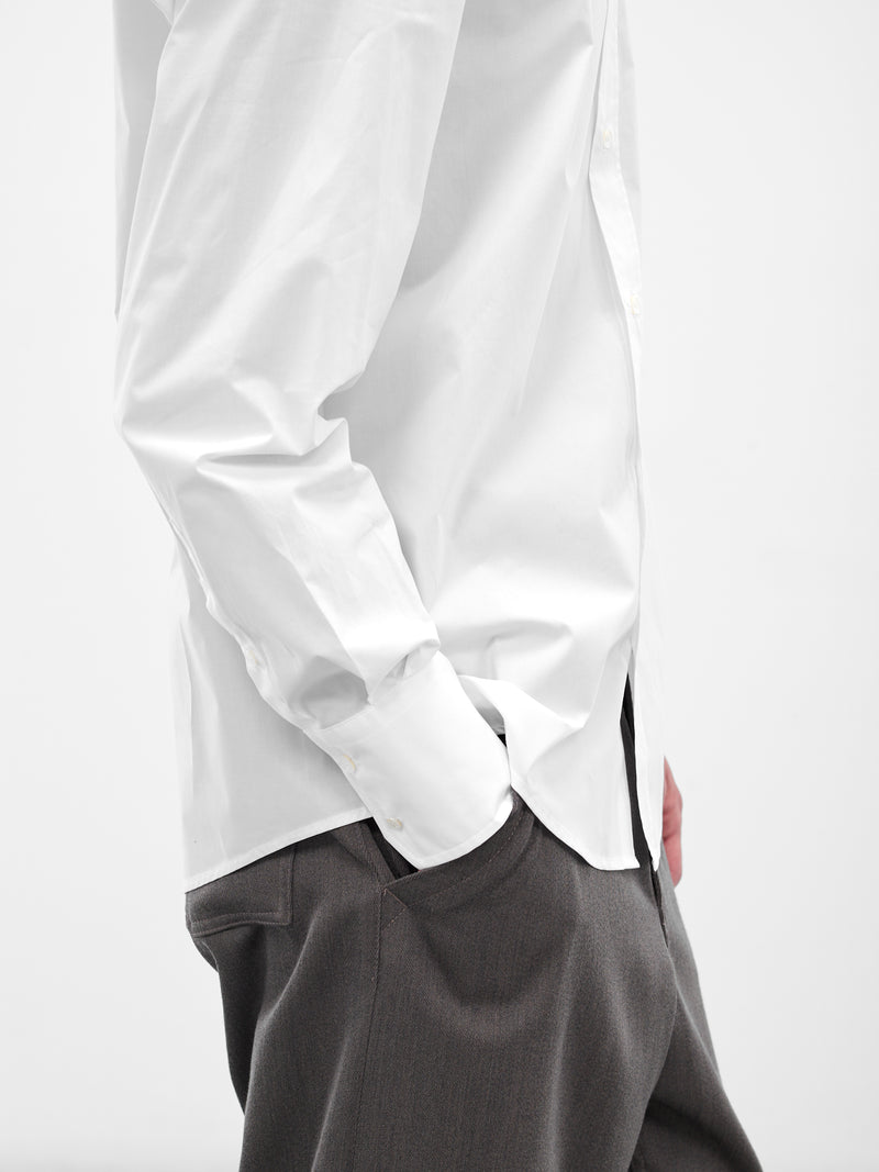White Classic Dress Shirt (SH2DT0037-M35256-100-WHITE)