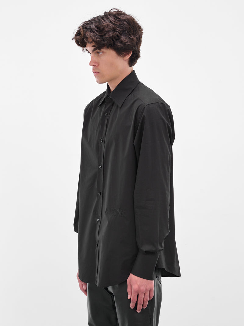 Black Classic Dress Shirt (SH2DT0037-M35256-900-BLACK)