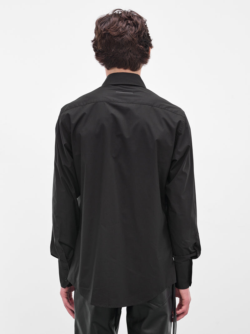Black Classic Dress Shirt (SH2DT0037-M35256-900-BLACK)