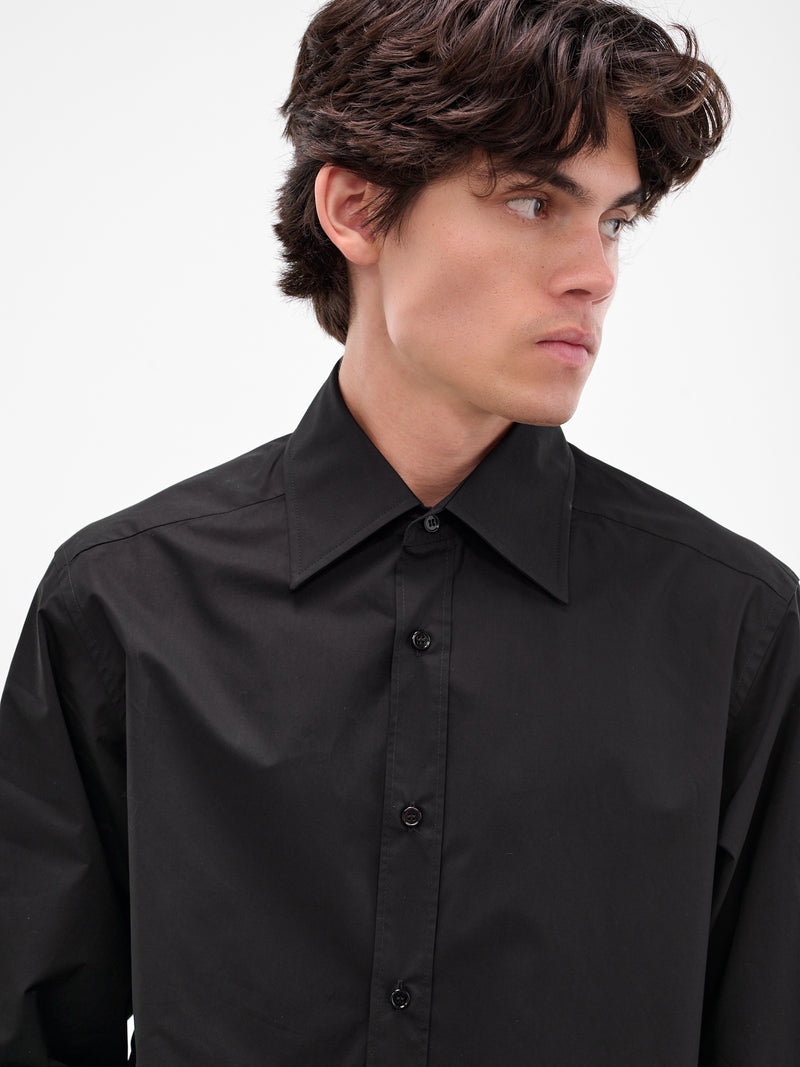 Black Classic Dress Shirt (SH2DT0037-M35256-900-BLACK)