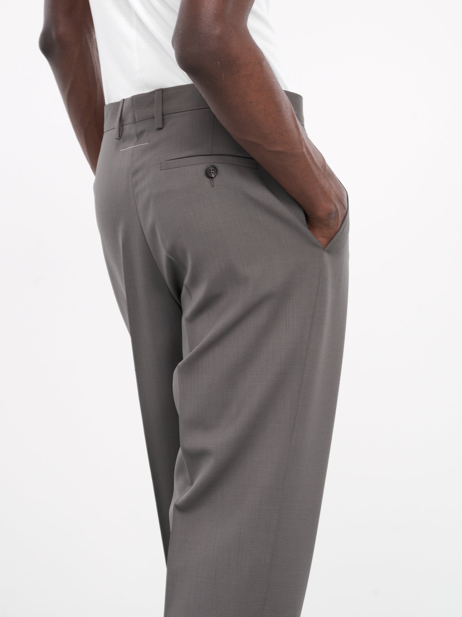 Tailored Trousers (SH2KA0006-M35080-OLIVE-GREY)