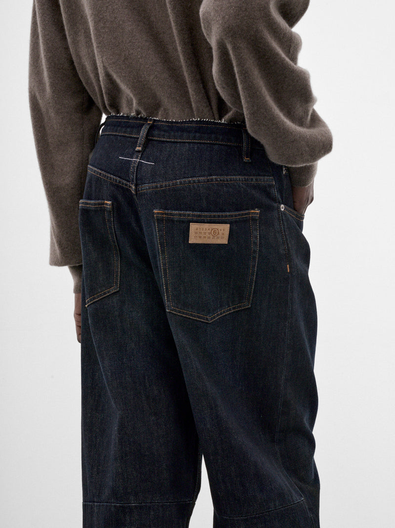 Indigo Wide Leg Jeans (SH2LA0039-M30063-NAVY-BLUE)