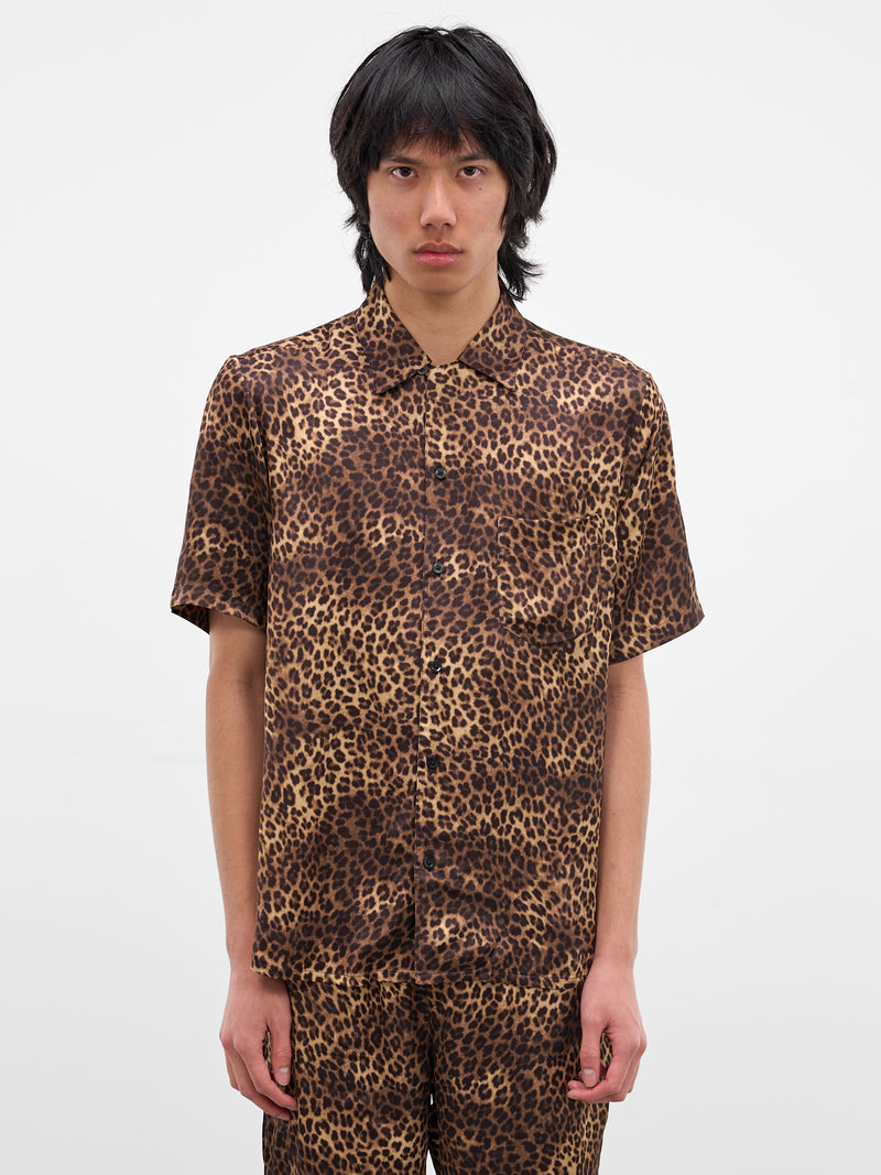 Cheetah Print Bowling Shirt (SH35-CHEETAH)