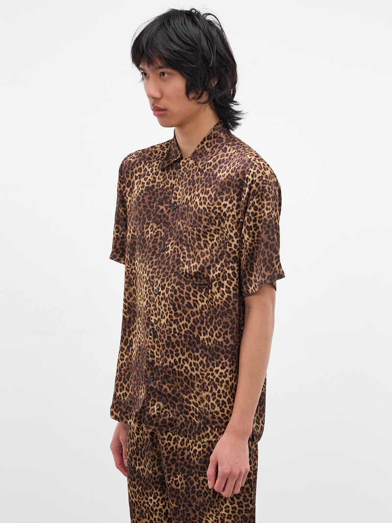 Cheetah Print Bowling Shirt (SH35-CHEETAH)