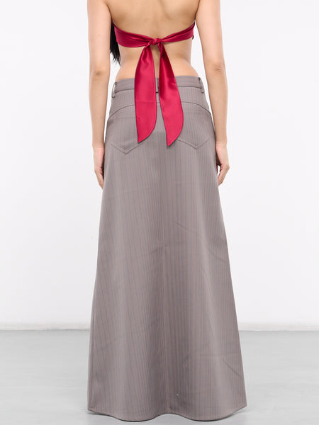 アパルトモン　GREYCHORD LONG SKIRT 34 SK-14GR-GREY95611333_grande.
