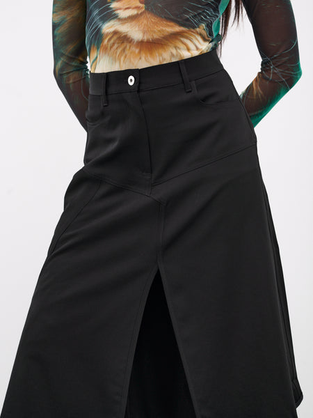 スカート JW ANDERSON Woman Skirt Black SK0174PG0011 999 JW Anderson ASYMMETRIC DRAPED SKIRT | Black | FARFETCH