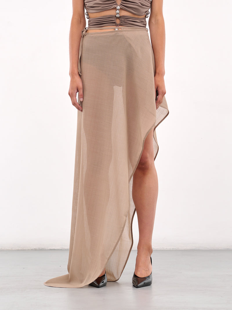 Ballet Long Skirt (SK020-W-WV0001-BEIGE)