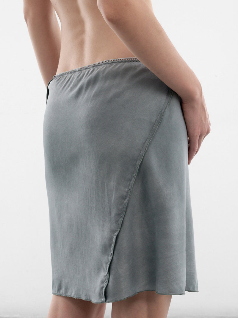 Blue Bias Mini Skirt (SK07A2-BLUE-BLUSH)