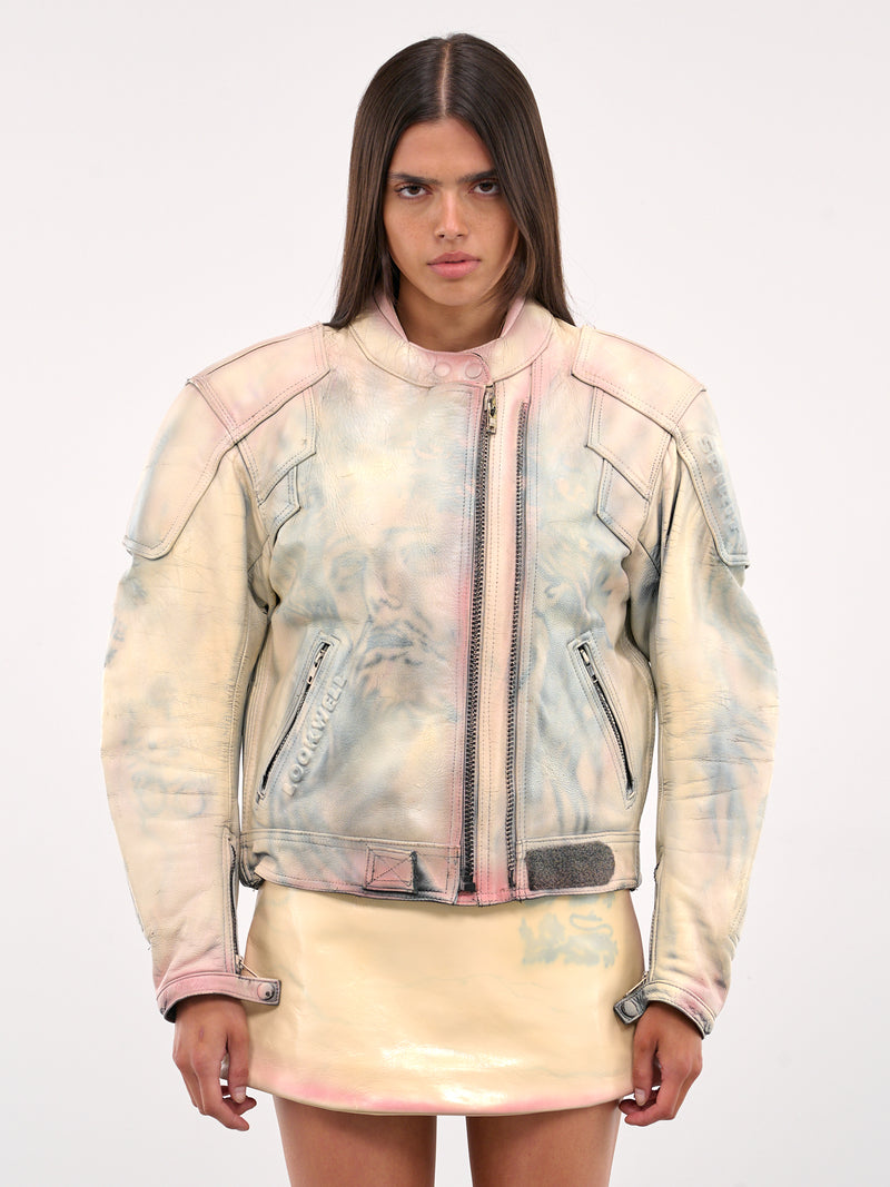 LA MASKARADE Lookwell Skin Moto Jacket | H.Lorenzo - front