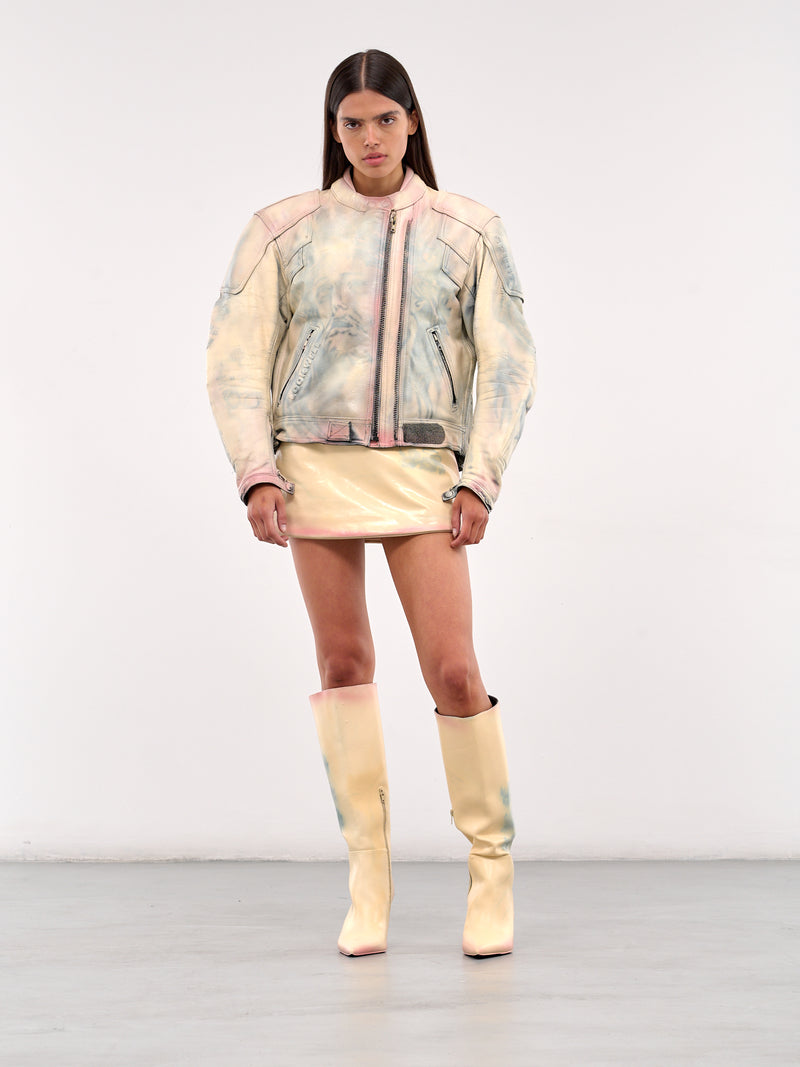 LA MASKARADE Skin Mini Skirt | H.Lorenzo - styled