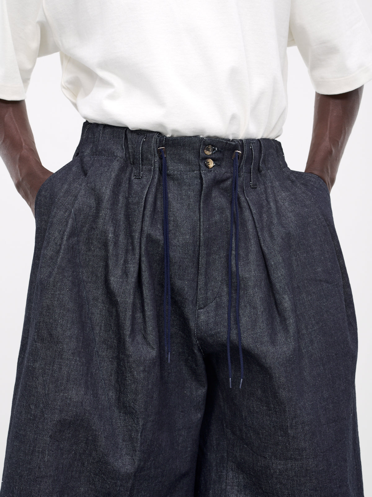 Elasticated Denim Shorts (SLEC-CPS-DW-ONE-WASH)