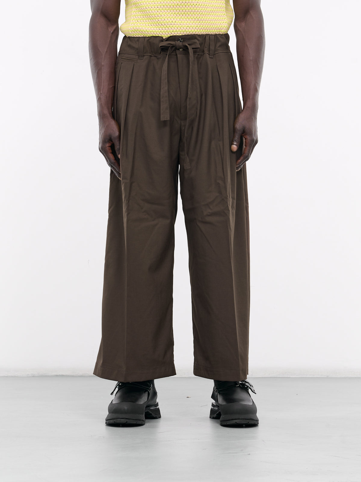 Elasticated Pocket Trousers (SLEC-HPTW-BRW-BROWN)