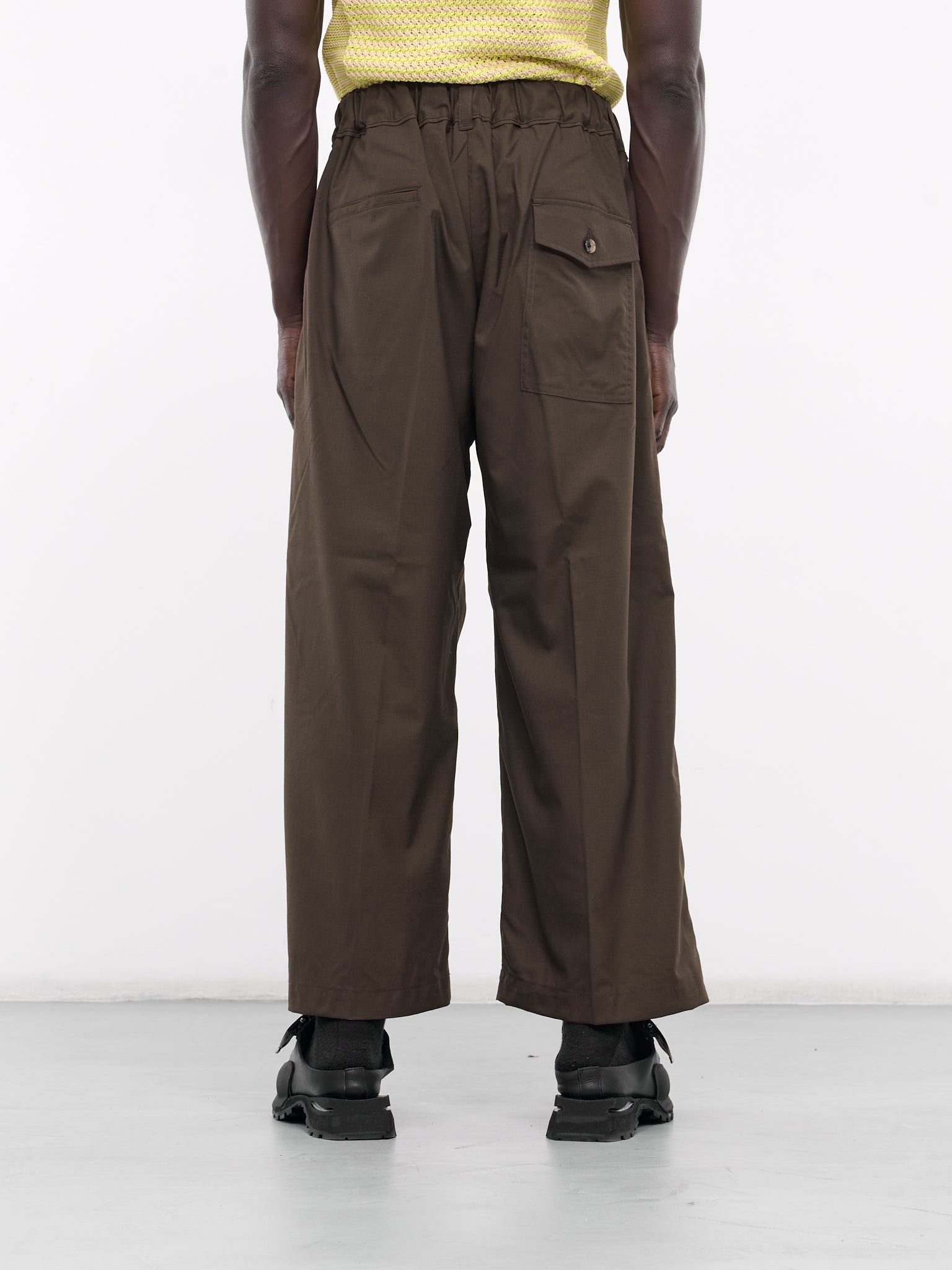 Elasticated Pocket Trousers (SLEC-HPTW-BRW-BROWN)