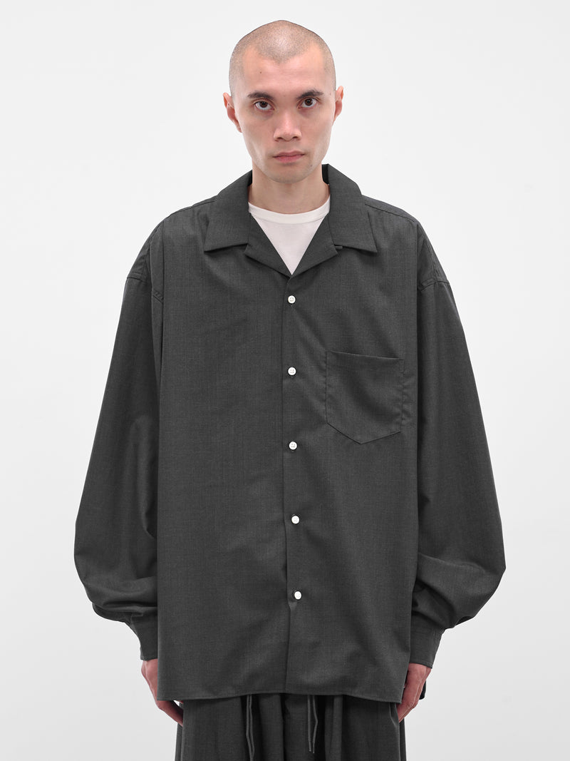 SILLAGE Button-Up Oversized Shirt | H.Lorenzo - front