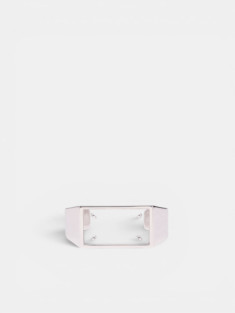 Silver Four Stitches Bracelet (SM2UY0023-P9224-752-SILVER)