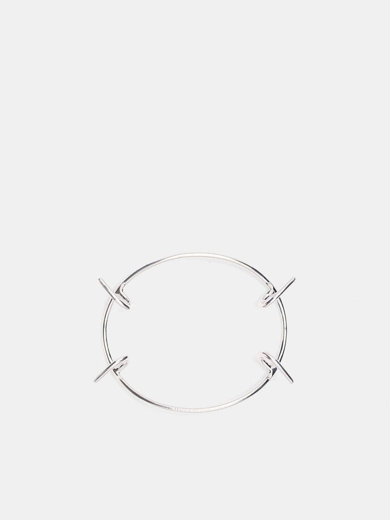 Silver Spikey Mouthpiece (SM2VT0002-P9225-SILVER-POLISHE)