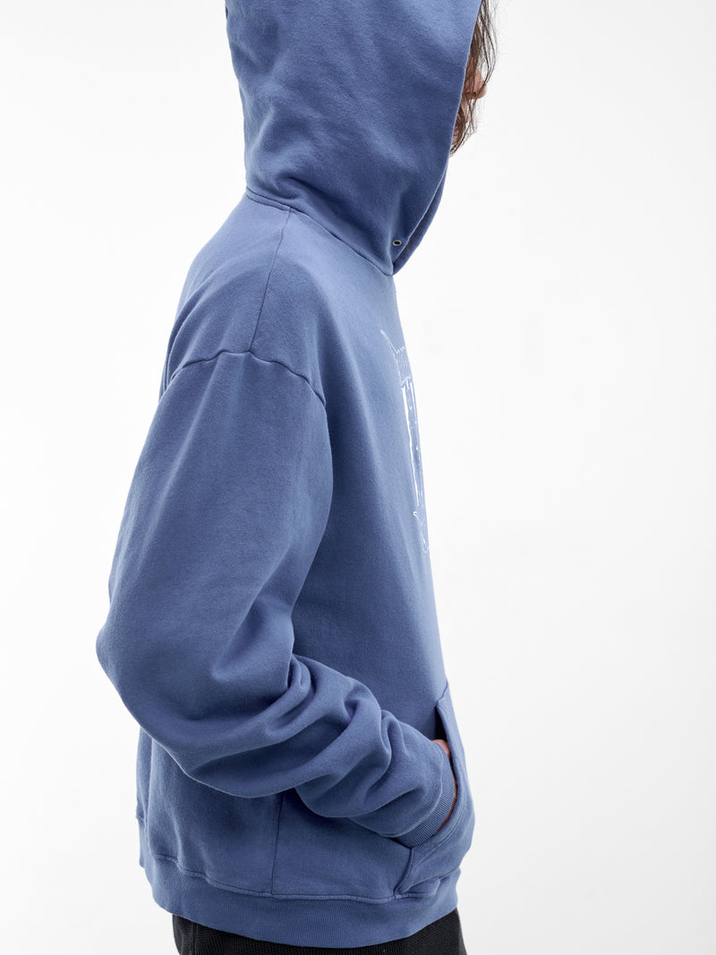Navy Cotton Mood Graphic Hoodie (SMF02AP-JE333-516-NAVY)