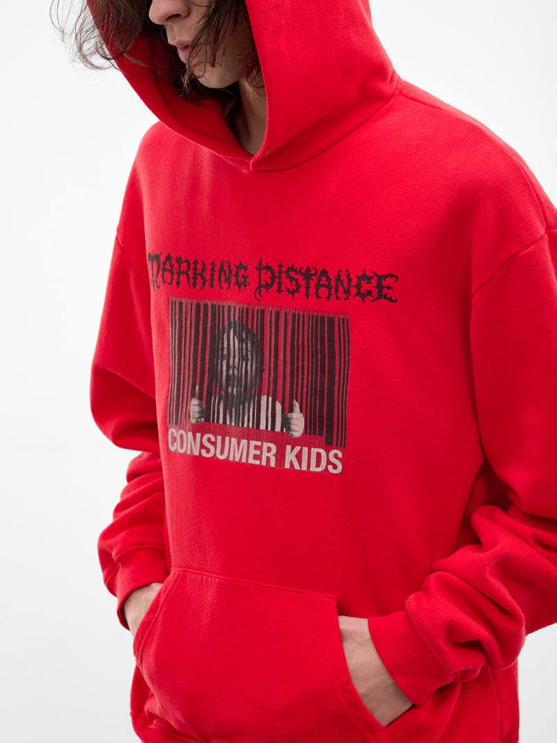 Red Cotton Consumer Kids Hoodie (SMF02BP-JE333-308-RED)