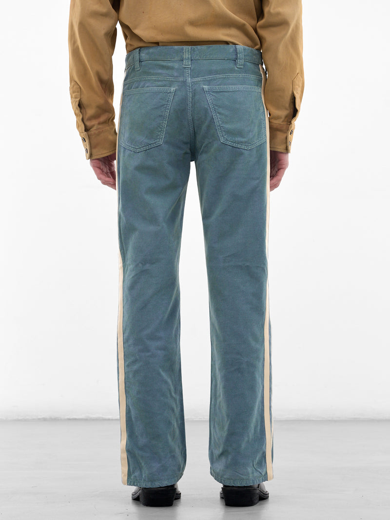 Blue Corduroy Racer Jeans (SMT04AP-T2210-420-RUSTY-BLUE)