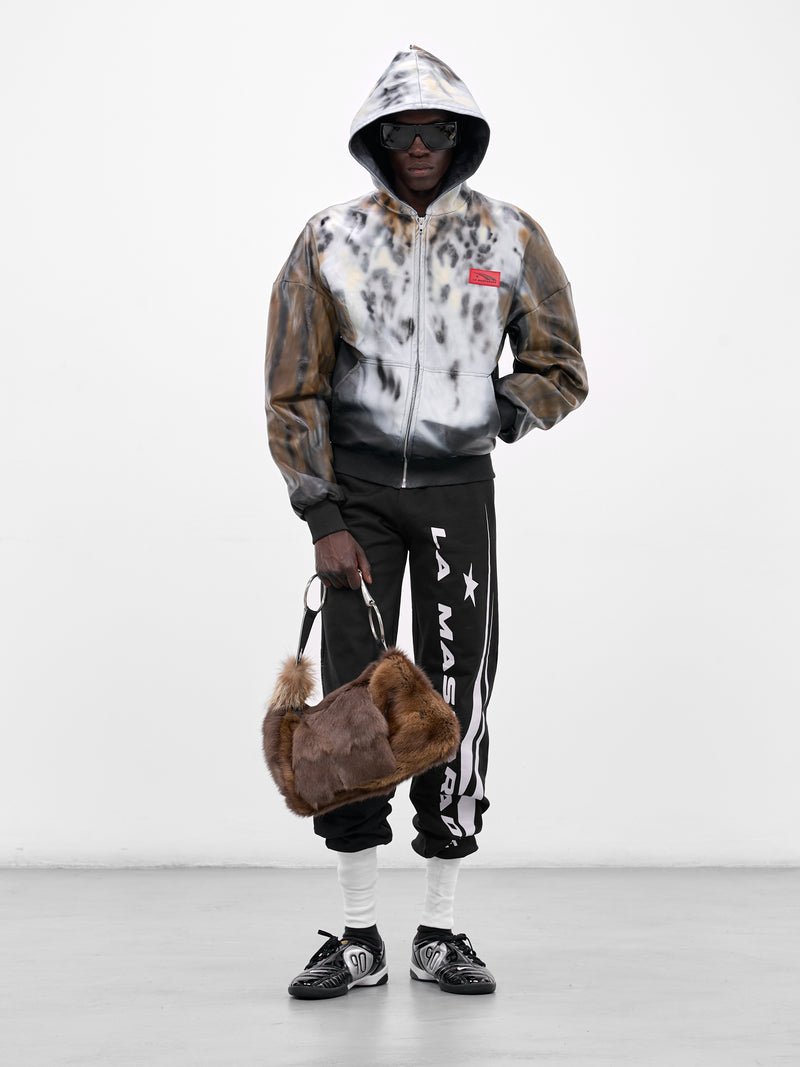 Black Glossy Total 90 Sneakers (HJ9351-001-BLACK-WHITE-SILVER)