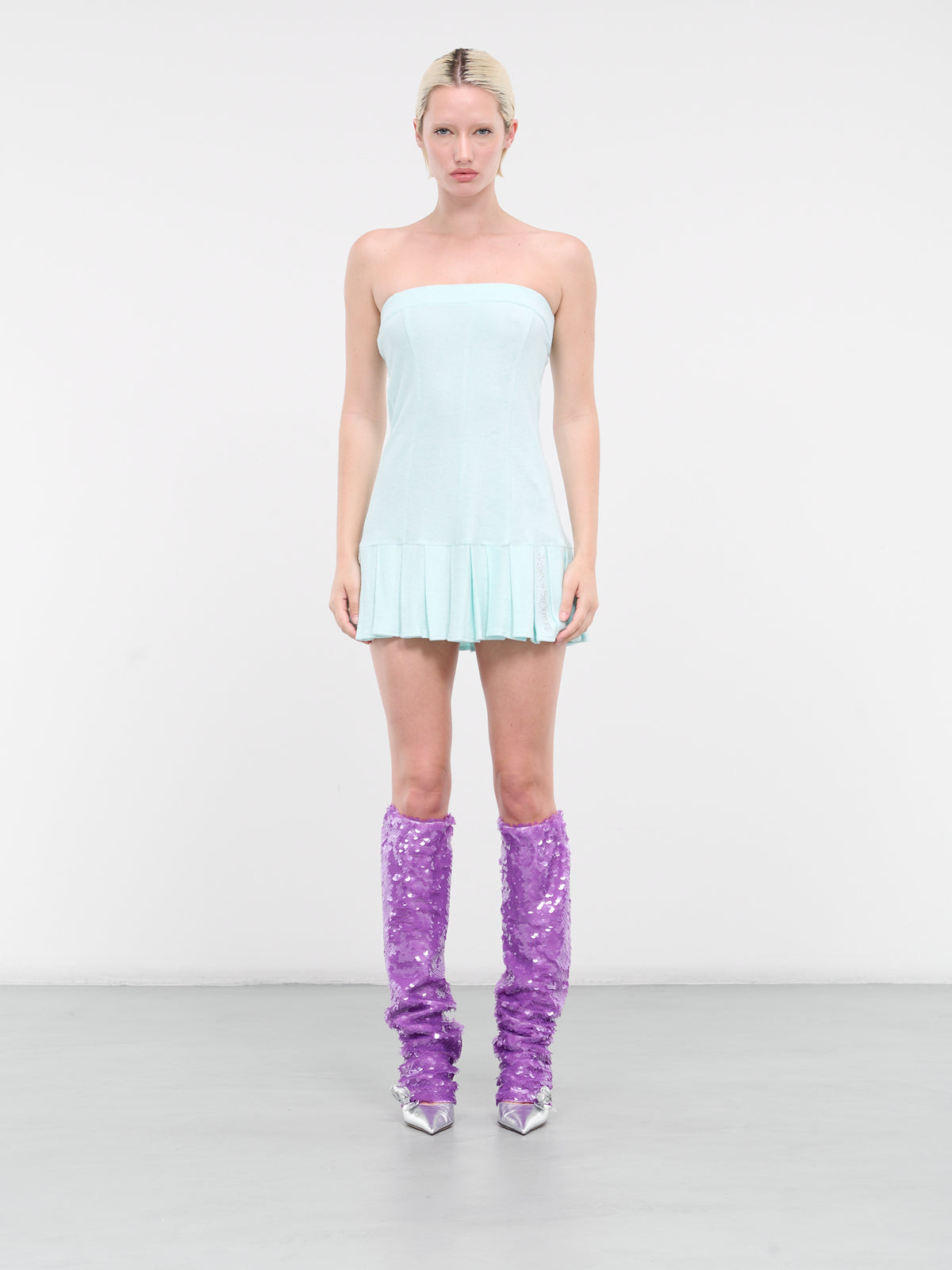 Sponge Tube Mini Dress (SPONGE-TUBE-MINIDRESS-GREEN)