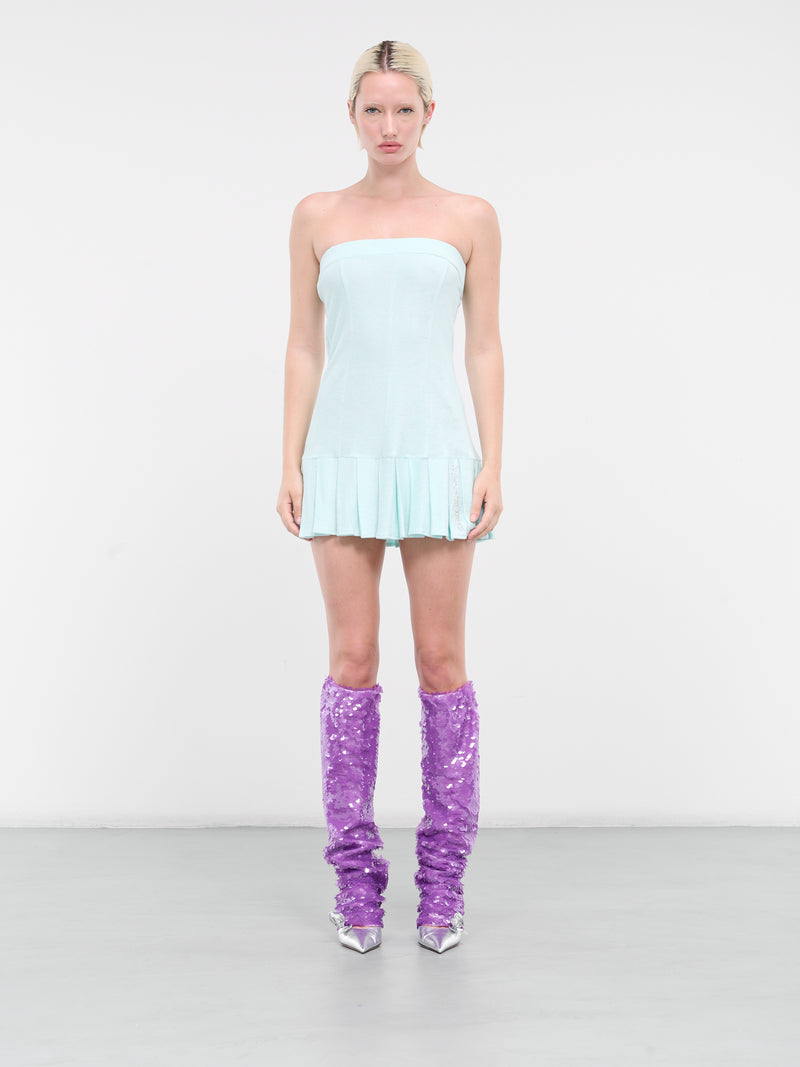 Sponge Tube Mini Dress (SPONGE-TUBE-MINIDRESS-GREEN)