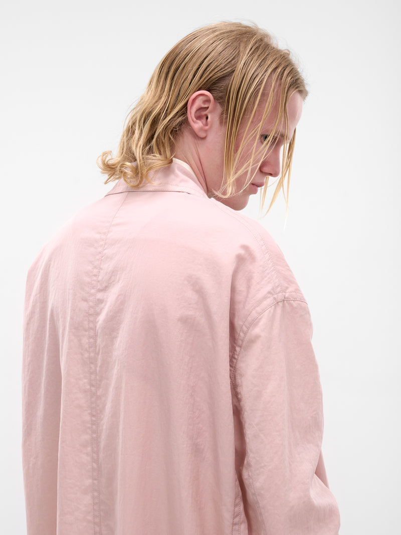 Pink Oversized Floor-Length Coat (SS26-002-01P-PINK)