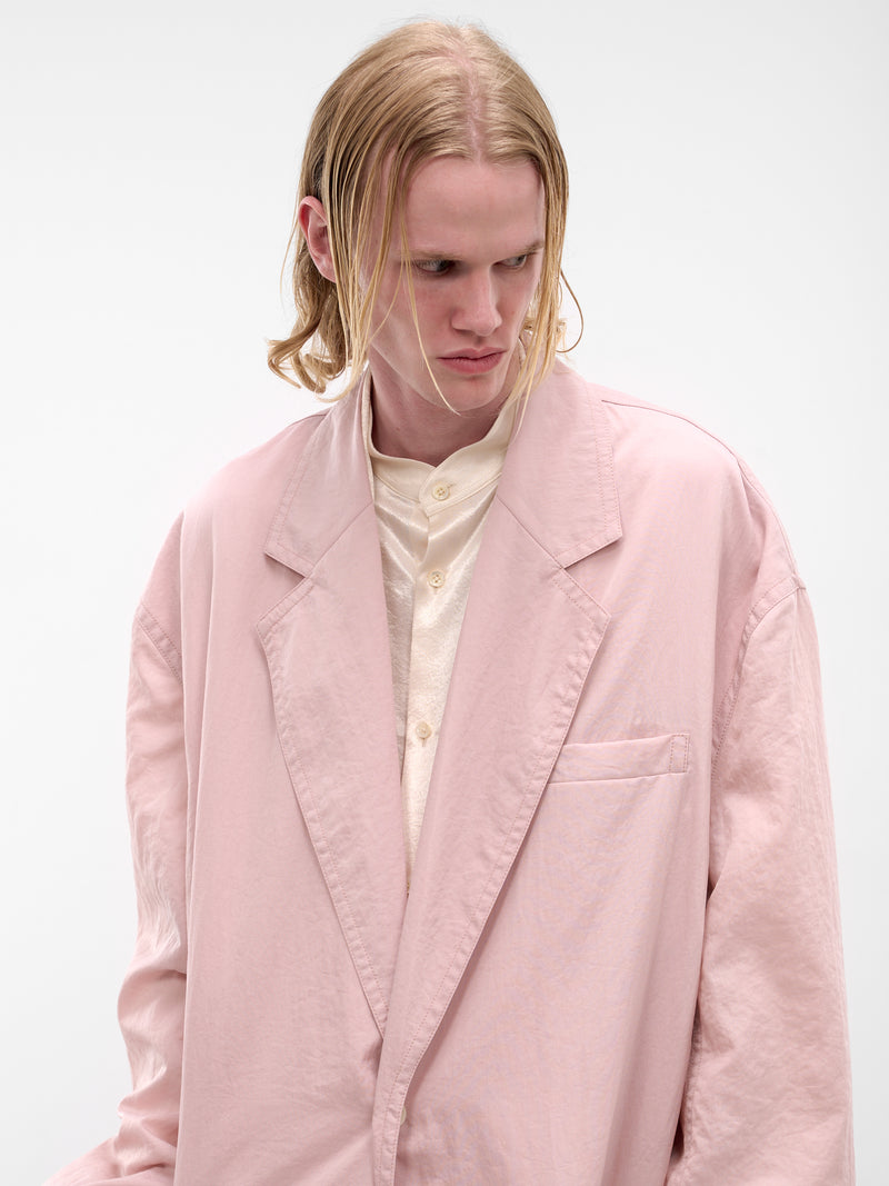 Pink Oversized Floor-Length Coat (SS26-002-01P-PINK)