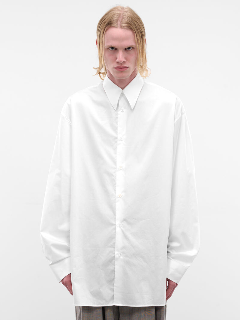 White Long Sleeve Shirt (SS26-004-06W-WHITE)