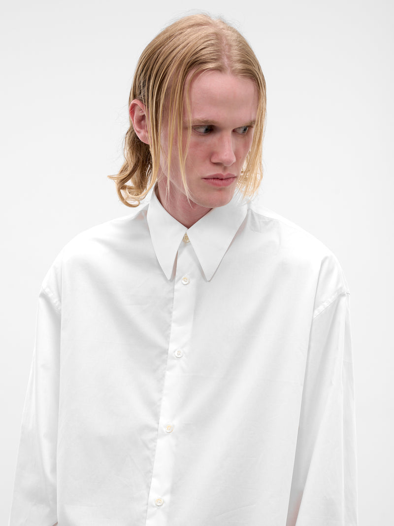 White Long Sleeve Shirt (SS26-004-06W-WHITE)