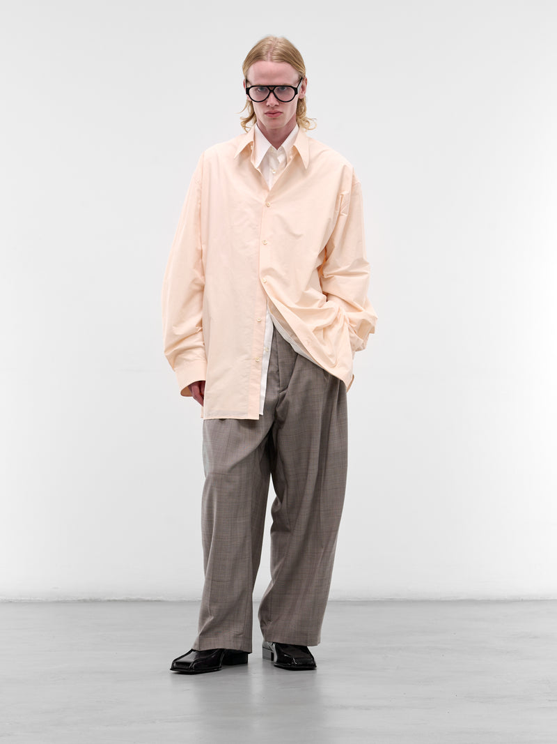 White Long Sleeve Shirt (SS26-004-06W-WHITE)