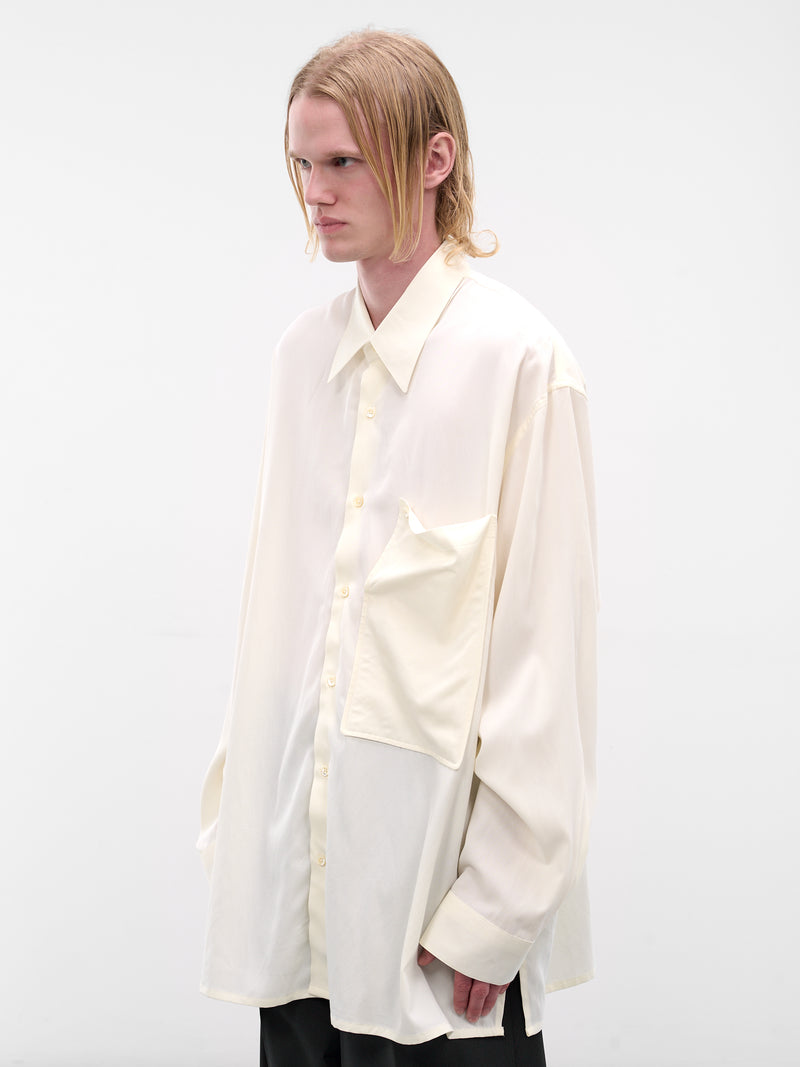 Beige Buttoned Pocket Shirt (SS26-004-07B-BEIGE)