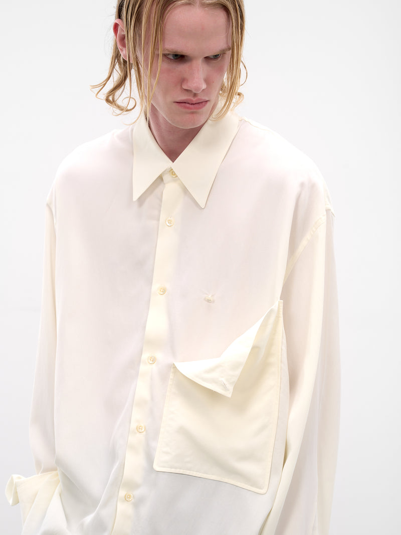 Beige Buttoned Pocket Shirt (SS26-004-07B-BEIGE)