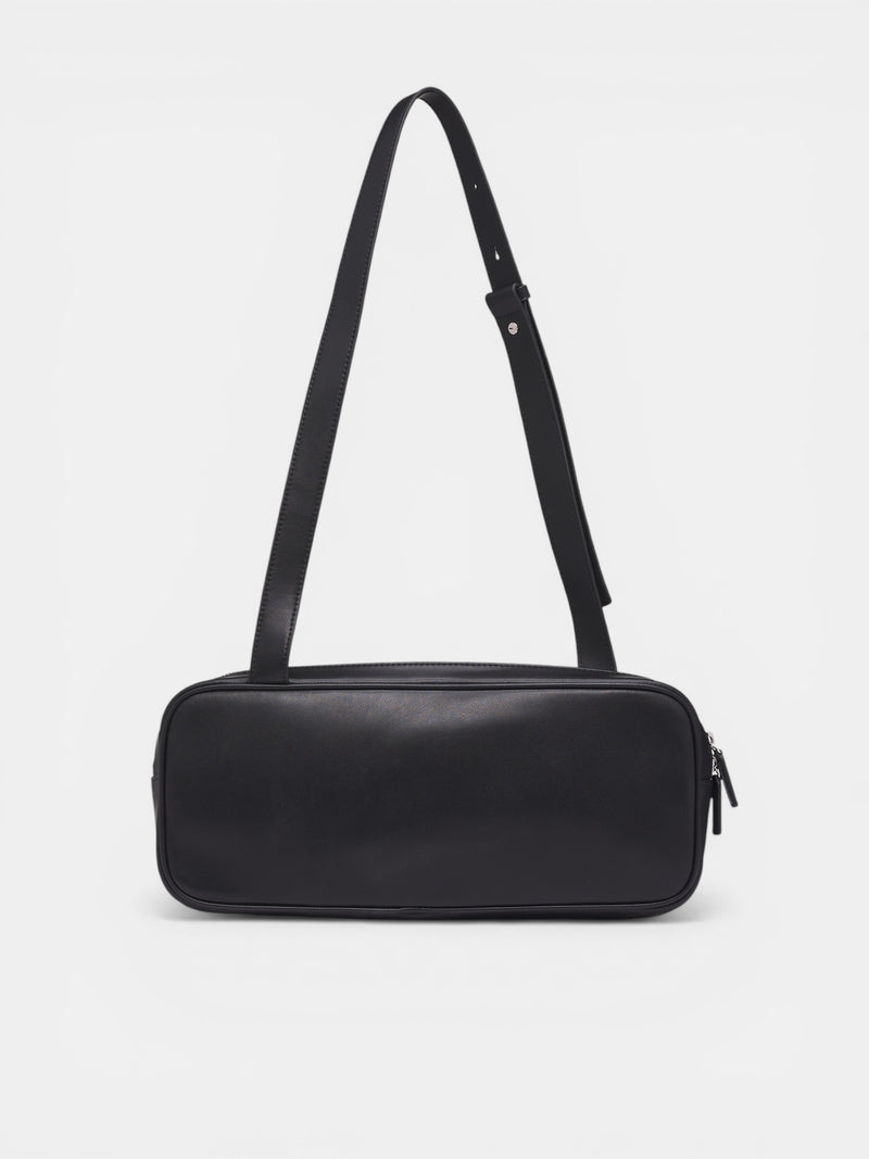 Black Leather Kitty Graphic Bag (SS2600AC05BK-BLACK)