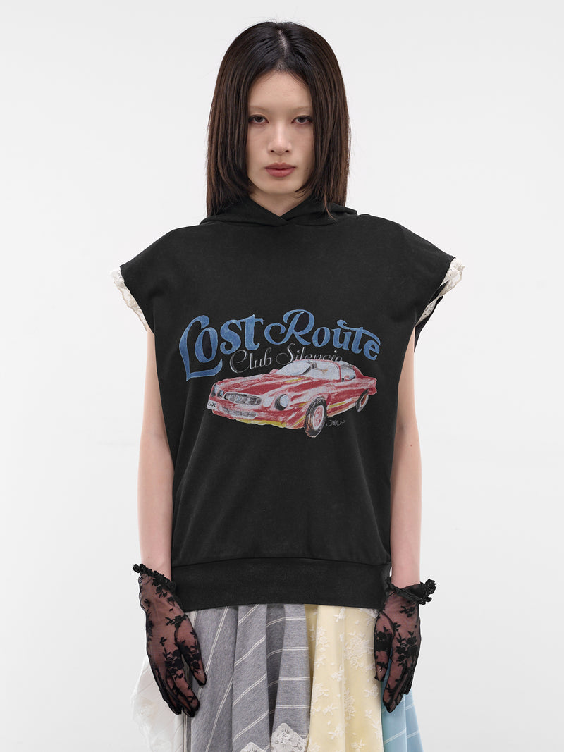 Black Lace Short Gloves (SS2600AC08BK-BLACK)