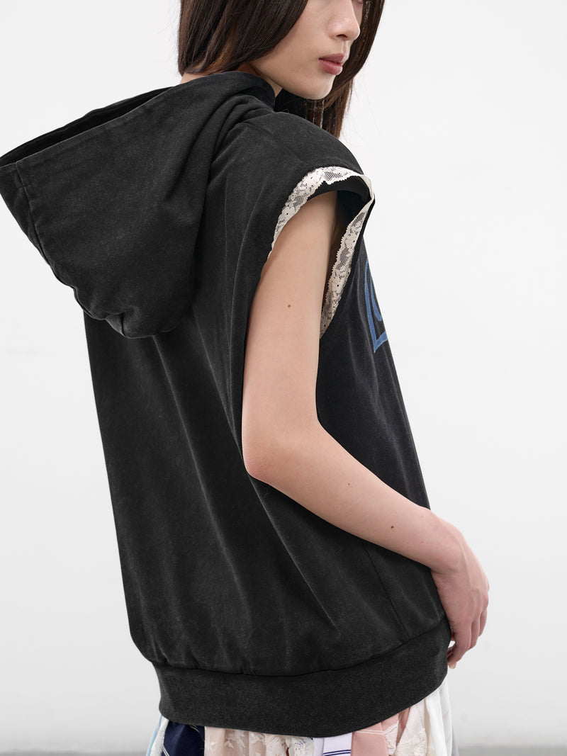 Lost Route Car Hoodie Vest (SS2600T22-CAR-PRINT)