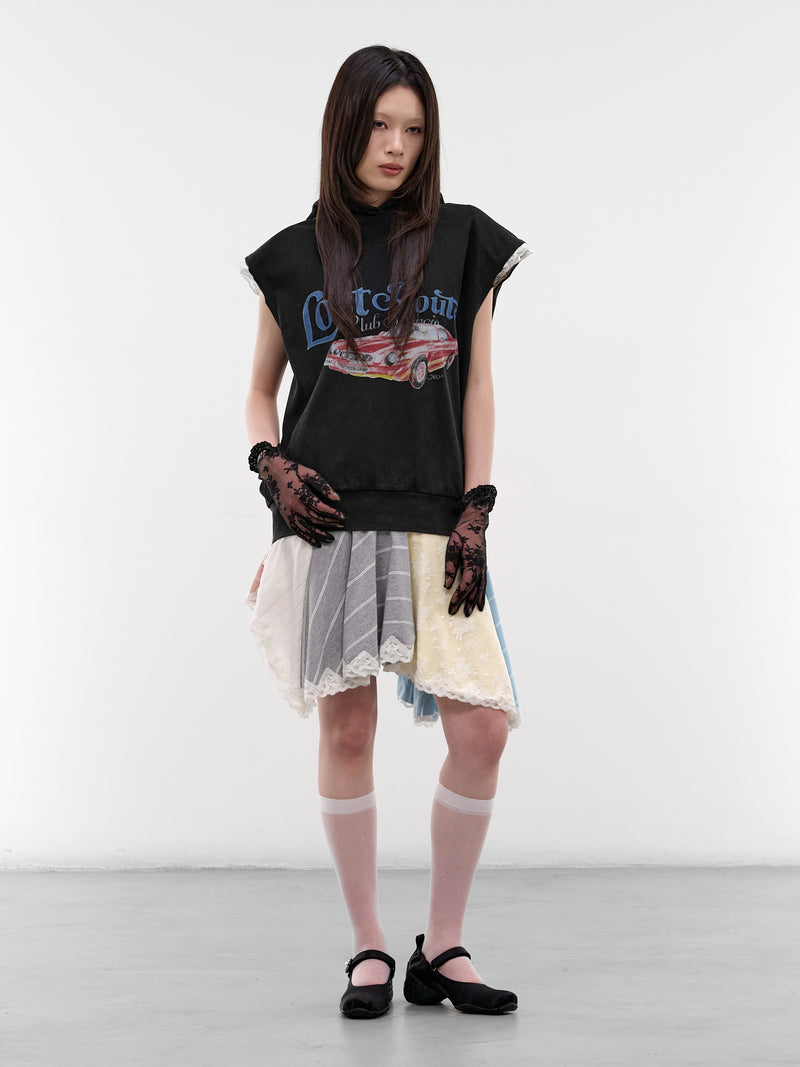 Lost Route Car Hoodie Vest (SS2600T22-CAR-PRINT)