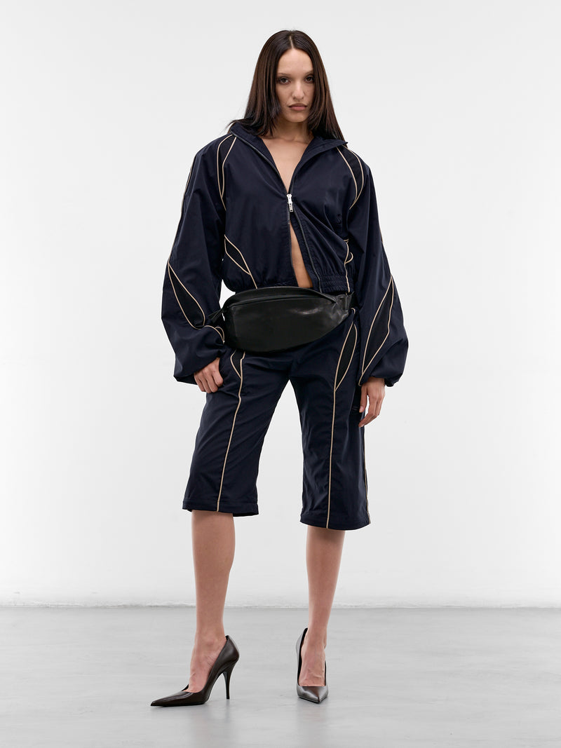 Dark Navy Slash Track Jacket (SS26OW02-W15-DARK-NAVY)