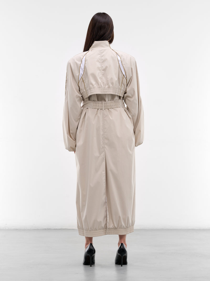 Stone Slash Track Coat (SS26OW04-W15-STONE)