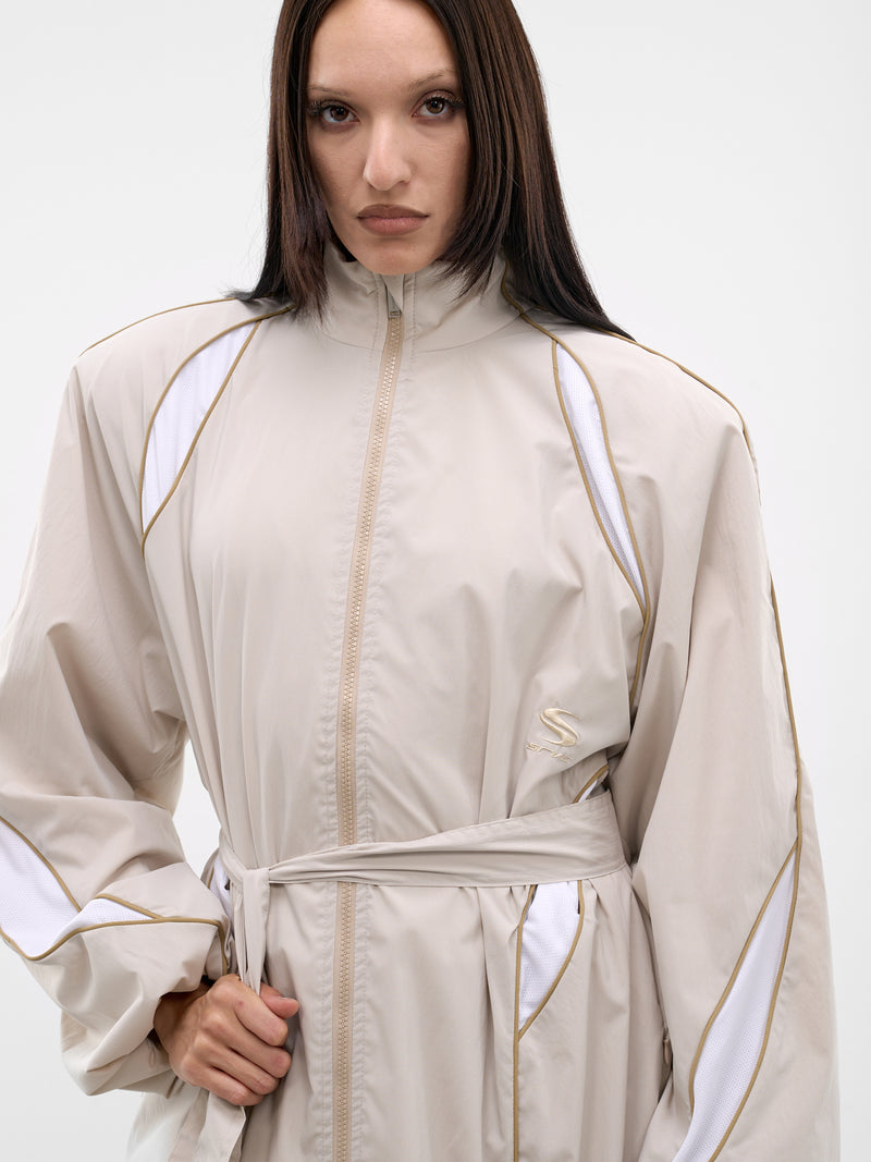 Stone Slash Track Coat (SS26OW04-W15-STONE)